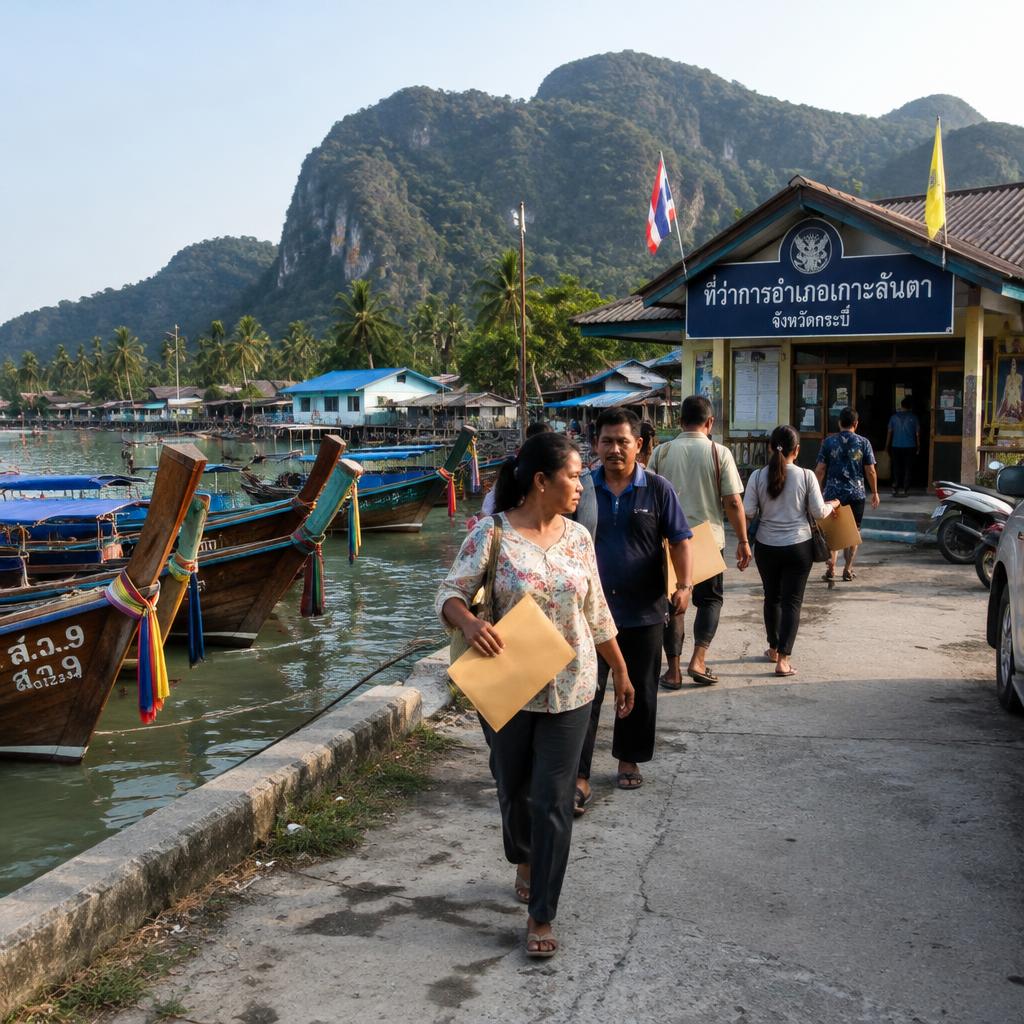 บรรยากาศเมืองในภาคใต้ พื้นที่ที่เรารับเรื่องขอหนังสือรับรองความประพฤติจากจังหวัดนครศรีธรรมราช